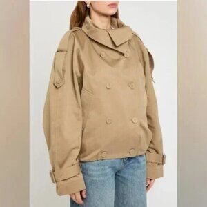 NWOT ！Acne Studios Oriso double-breasted twill jacket